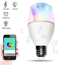 Ewtto Bluetooth 4 0 Led Smart Music Bulb E26 E27 App Remote Control Light Bulb Color Changing Speaker Lamps With Remote Control Light App Remote Light Music