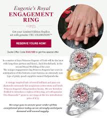 Princess eugenie revealed a stunning padparadshca sapphire ring with the announcement of her engagement. Trudiamonds Celebrating Eugenie S Wedding Replica Only 75 Milled