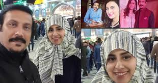 She is so hot and pretty that almost all boys want to marry her and looking gorgeous. Madiha Naqvi Visits Holy Shrines With Husband Faisal Sabzwari