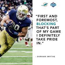 Taking Pride In His Blocking Te Dsmythe Miami Dolphins Pride Dolphins