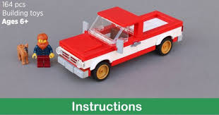 Maybe you would like to learn more about one of these? Pick Up Truck Instructions And Part List Lego Truck Classic Pickup Trucks Lego Cars