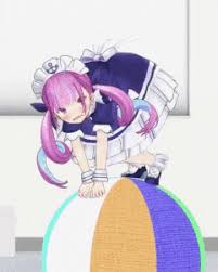 Official en account for hololive production (@hololivetv)! Aqua On A Ball Gif Hololive