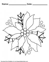 Print and color christmas pdf coloring books from primarygames. Poinsettia Christmas Coloring Worksheet