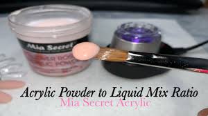 There are hundreds of videos on youtube that you can find and watch to get an idea. Acrylic Powder To Liquid Ratio Tutorial For Beginners Youtube