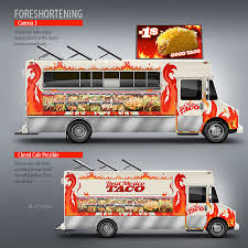Food Truck Mockup 41 Free Fast Food Icecream Burger Truck Psd Vector Templates In 2020 Food Truck Trucks Classic Food