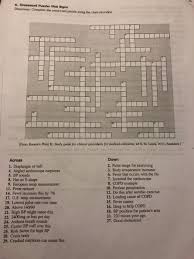 Kids can input answers and clues crossword puzzles can be played on the computer or printed out! K Crossword Puzzle Vital Signs Directions Complete Chegg Com