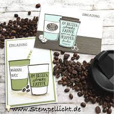 Einladung Zum Kaffee Mit Produktpaket Kaffee Ole Und So Viele Jahre Von Stampin Up Brunch Einladungen Einladungen Gutschein Verpacken Essen