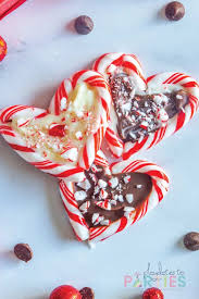 Candy Cane Hearts With Chocolate Step By Step Tutorial