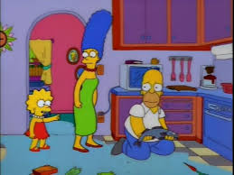 I keep leaving my freezer door slightly open (sign of my age) so i fitted a lightweight sprung door closer from my local diy shop to my freezer, may not be the prettiest thing in the kitchen but when you let go the door it slams shut with avengence no more ruined food, anyone interested i'll email you a. Frinkiac S09e25 Someone Left The Freezer Door Open