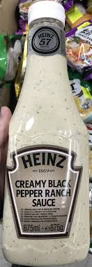 Black pepper sos sedapp padu. Creamy Black Pepper Ranch Sauce Heinz 875 Ml 875 G