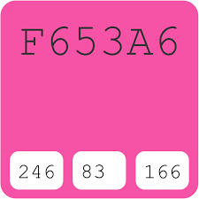 This code is composed of a hexadecimal d0 red (208/256), a 41 green (65/256) and a 7e blue component (126/256). Crayola Magenta F653a6 Hex Color Code Rgb And Paints