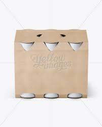 Download Kraft Paper 6 Pack Cans Carrier Mockup Front View High Angle Shot In Can Mockups On Yellow Images Object Mockups Yellowimages Mockups