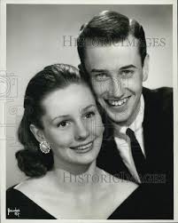 1955 Press Photo Diana Reynolds & Ted Weems