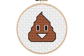 Join for free patterns already a member? Poop Emoji Free Cross Stitch Pattern Notorious Needle