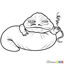 How To Draw Jabba Chibi Star Wars Star Wars Drawings Star Wars Art Drawings Star Wars Art