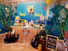 Nicole Creations On Instagram Spongebob Under The Sea Baby Shower Partydecorat Spongebob Birthday Party Spongebob Birthday Party Decorations Spongebob Party