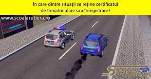 Daca pneurile nu sunt umflate la presiunea minima admisa; Chestionare Auto In Care Dintre SituaÅ£ii Se ReÅ£ine Certificatul De Inmatriculare Sau Inregistrare