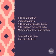 Apakah sahabat tahu apa yang diucapankan rasulullah muhammad saw ketika masih hidup kepada umatnya di hari idul fitri? Ucapan Selamat Idul Fitri Penuh Makna Dengan Gambar Canva