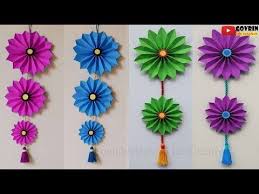 Wall Decor Idea Cara Membuat Hiasan Dinding Kamar Dari Kertas Origami Ide Kreatif Youtube Di 2020 Bunga Kertas Ide Kerajinan Kerajinan Kertas
