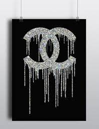Coco Chanel Art Chanel Print Fashion Illustration Woman Graduation Gift Poster Birthday Gift For Her Wall Art Monog Chanel Decor Chanel Room Chanel Art