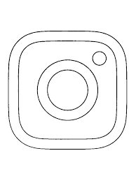 Coloring sheets of dolls, superheroes, cartoon characters. Instagram Logo Coloring Page 1001coloring Com