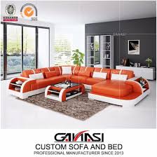 The cahlil 3 piece leather living room set lures you in with its ruggedly handsome design. China Villa Big Size U Shape Leather Living Room Sofa On Sale China Sofa Leisure Sofa