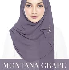 Miss charm by naelofar hijab celebrates typography in the most whimsical way. Naelofar Hijab Miss Charm Montana Grape Muslimah Fashion Scarves On Carousell
