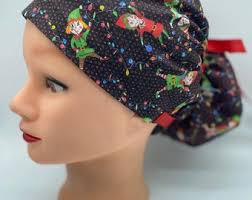 Christmas Scrub Cap