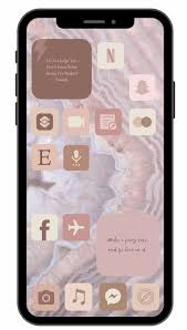 Pink And Beige Aesthetic For Iphone Ios 14 Home Screen Inspo Iphone Homescreen Iphone Apps