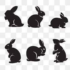 Rabbit Silhouette Shadow Clipart Bunny Easter Png And Vector With Transparent Background For Free Download Rabbit Silhouette Rabbit Illustration Bunny Silhouette