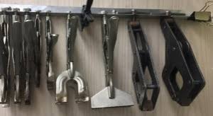 Holds up to 36 parallel clamps and make it from. Homemade Vise Grip And Clamp Rack Homemadetools Net