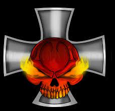 How To Draw An Iron Skull Cross, Step By Step, Drawing Guide, By Dawn -  Dragoart