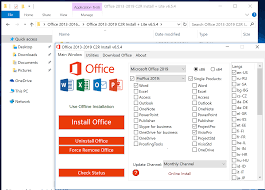 Microsoft office 2019 is the current version of microsoft office, a productivity suite, succeeding office 2016. Office 2013 2016 2019 C2r Install 6 5 4 Lite License Setup Mac Win Download