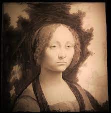 1458).1 ahşap üzerine yağ vesika tarafından satın alındı. File Infrared Reflectograms Of The Ginevra De Benci By Leonardo Da Vinci Jpg Wikimedia Commons