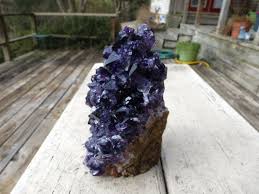 Uruguayan Grape Jelly Amethyst Geode With Large Phantom Etsy Amethyst Geode Amethyst Crystal Large Crystals