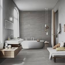 A grey concrete effect 30 x 60 matt porcelain floor tile. Maya Dark Grey Matt Porcelain Tile Western Distributors