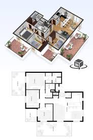 3 Bedroom Apartment Floor Plan In Interactive 3d Get Your Own 3d Model Today At Http Plant Condo Floor Plans Bedroom Floor Plans Small Apartment Floor Plans
