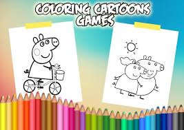 Peppa pig coloring pages are based on cute cartoon pictures which not only improve the creativity and motor skills in kids, but also teach them about friendship, cooperation, and feelings. Peppa Pig Coloring Pages Coloring Peppa Pig For Android Apk Download