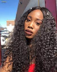 Among the best medium hairstyles for black women that have a great taste are listed as: Here Is The Middle Part Fluffy Curly Hairstyle African American Girls Slayed Click To Curly Hair Styles Naturally Hair Styles Wedding Hairstyles For Long Hair