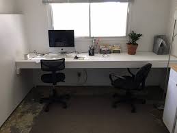 The ends of the table would be our office workstations are made this way. How To Build A Diy Home Office Desk For Cheap Learn Along With Me
