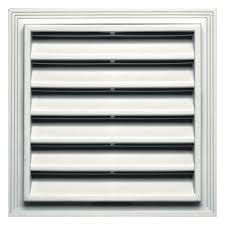 Diy gable vent installation steps. Builders Edge 12 In X 12 In Square Gable Vent In White 120051212123 The Home Depot