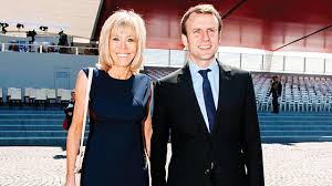 Président de la république française. Emmanuel Macron And Brigitte Trogneux