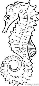 Peace and quiet) by having your little one swim over to our other aquatic coloring pages, including dolphin coloring. Thorny Seahorse Coloring Page Coloringall