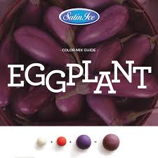 Eggplant Color Mixing Guide Satin Ice Eggplant Fondant