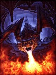 A Dragon Breathing Fire By Den Beauvais Chosen By R Holton Dragon Pictures Fantasy Monster Fantasy Artist