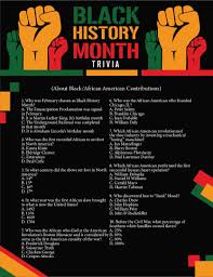 Please, try to prove me wrong i dare you. 10 Best Black History Trivia Questions And Answers Printable Printablee Com