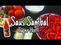 Cara Membuat Saos Sambal Cocolan Homemade Youtube Tomat Saus Sambal Resep