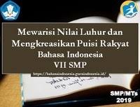 .b.bunga kenanga di atas kubur pucuk sari pandan jawa apa guna sombong dan takabur rusak hati badan binasa 1.saling hati risau bercampur rindu, siang malam selalu terbayang. Remidial Mengidentifikasi Puisi Rakyat Quiz Quizizz