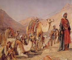 Choose from 60+ desert camel graphic resources and download in the form of arab desert camel aladdins lamp. Frankish Camp In The Desert Of Mt Sinai Camels Art Painting Reproductions Islamic Art