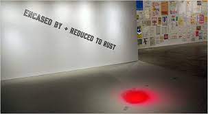 They also come with a host of varying symptoms. Lawrence Weiner As Far As The Eye Can See Art Review The New York Times